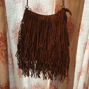 Fringe purse